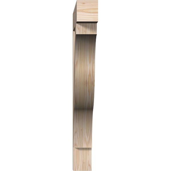 Funston Block Smooth Bracket, Douglas Fir, 3 1/2W X 30D X 30H